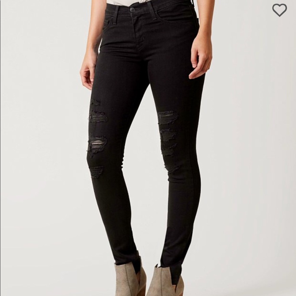 Flying Monkey Black Distressed Skinny jeans!